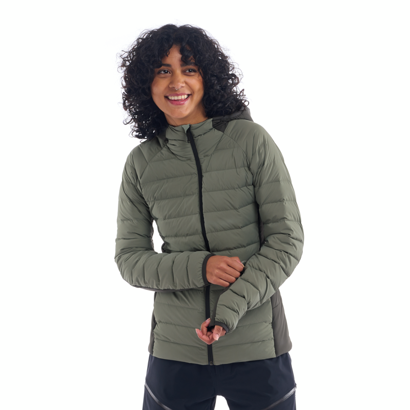 Artilect Womens Divide Fusion Stretch Hoodie Sea Spray-2