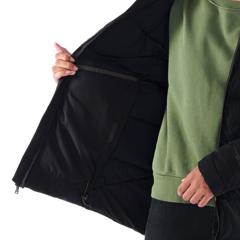 Artilect Womens High AF Down Stretch Parka Black-7