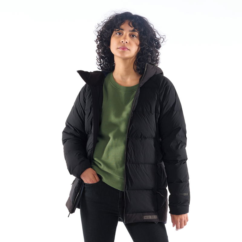 Artilect Womens High AF Down Stretch Parka Black-3