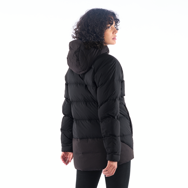 Artilect Womens High AF Down Stretch Parka Black-4