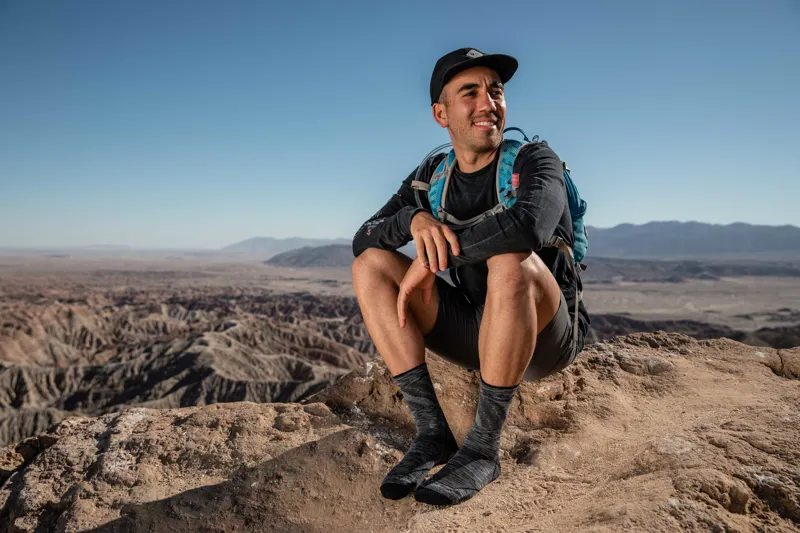 Darn Tough Mens Light Hiker Micro Crew Light Cushion Space-3