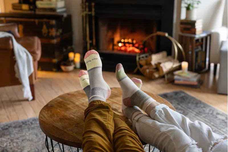 Darn Tough Men's Shorty Heavyweight Lifestyle Socks Rye-3