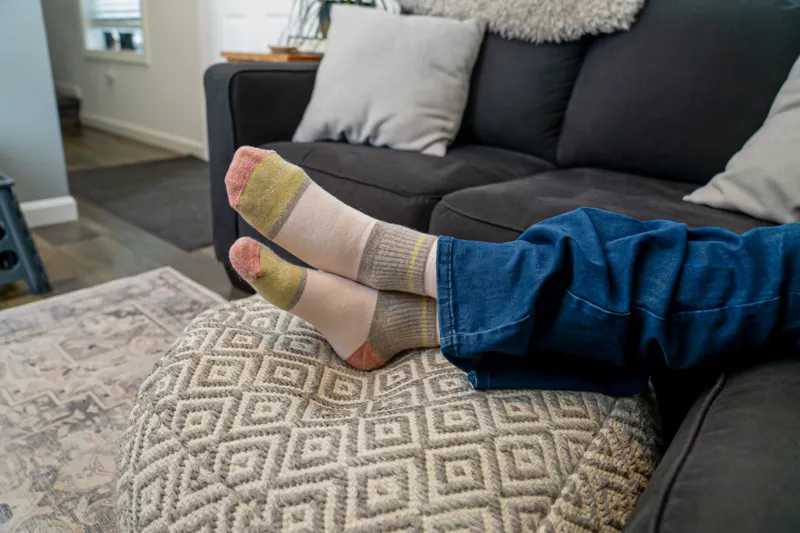 Darn Tough Women's Shorty Heavyweight Lifestyle Socks Dusty Rose-2