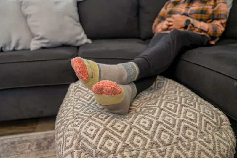 Darn Tough Men's Shorty Heavyweight Lifestyle Socks Rye-4