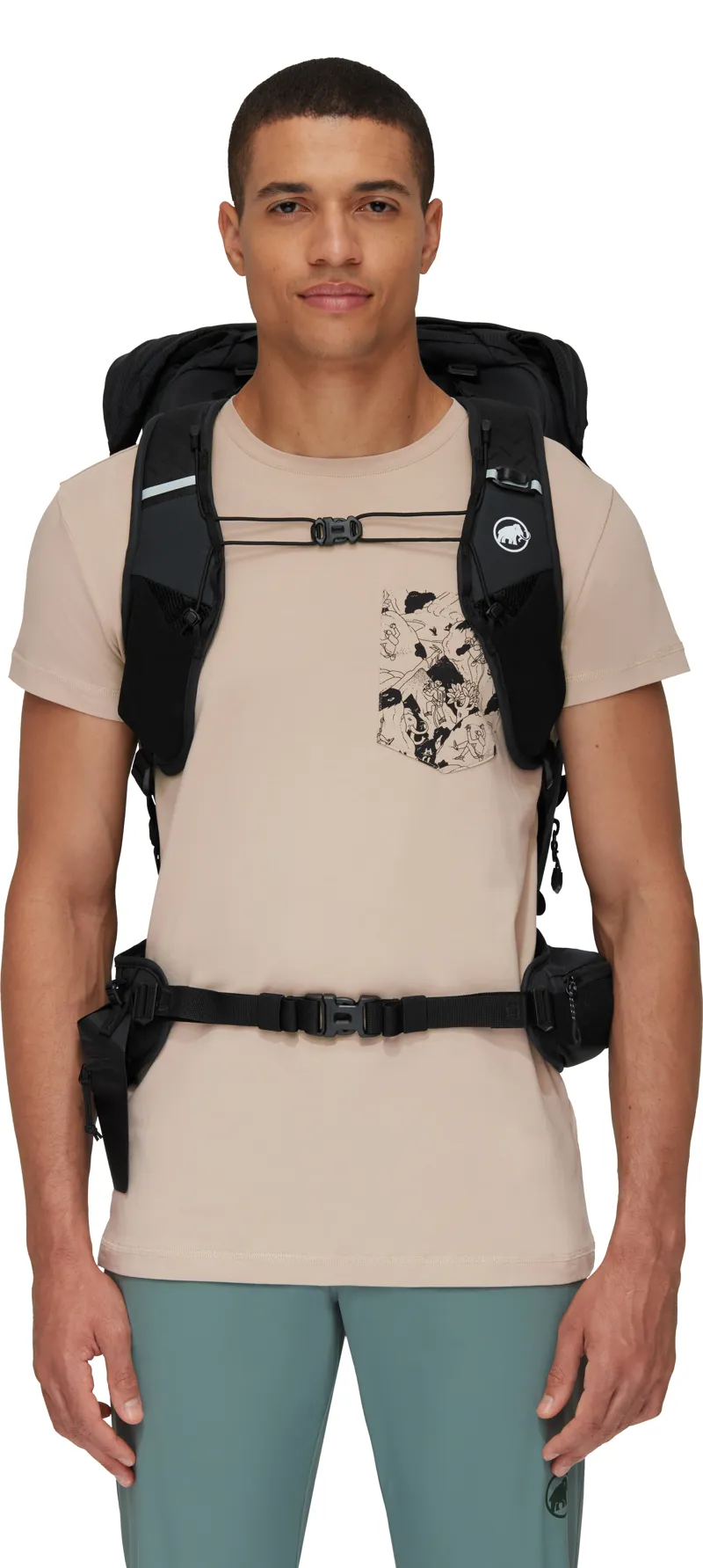 Mammut Mens Ducan Spine 50-60L Backpack Black-7