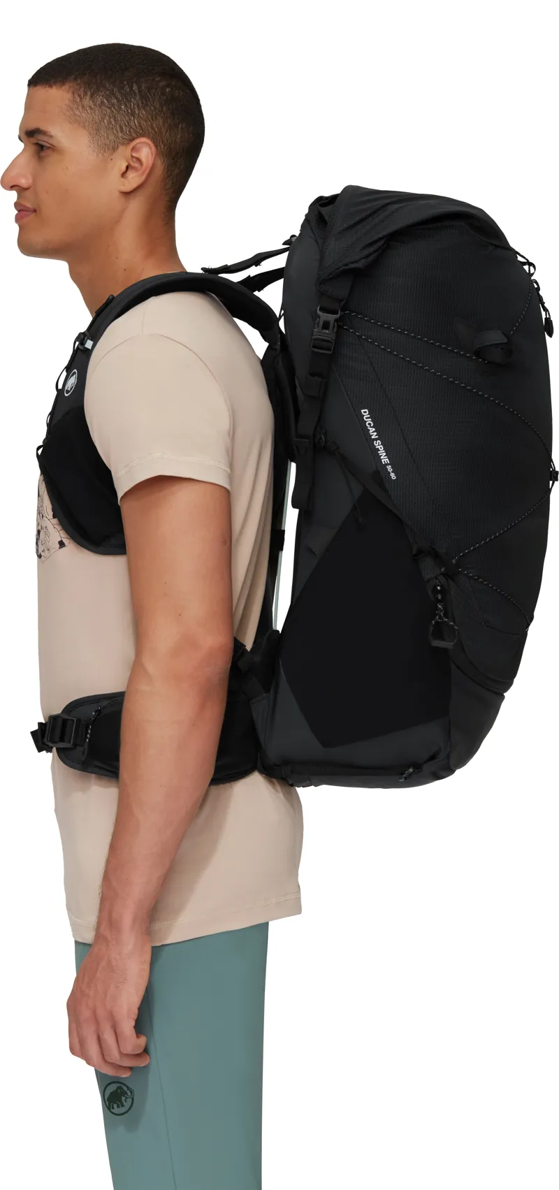 Mammut Mens Ducan Spine 50-60L Backpack Black-8
