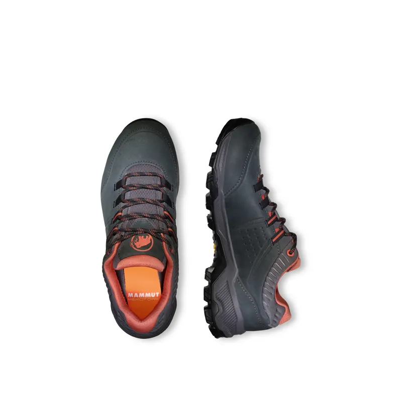 Mammut Womens Nova IV Low GTX Hiking Shoes Black/Apricot Brandy-4