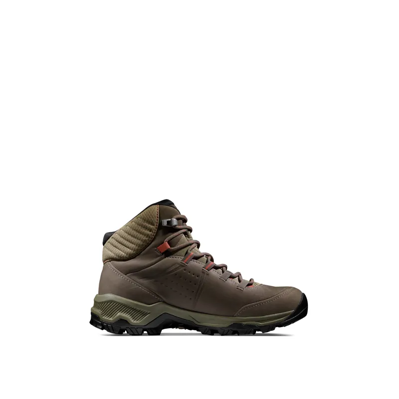 Mammut Womens Nova IV Mid GTX Hiking Boots Bungee/Apricot Brandy-1