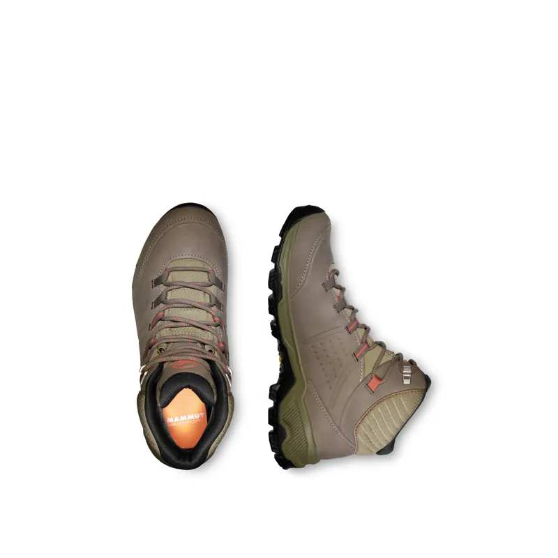 Mammut Womens Nova IV Mid GTX Hiking Boots Bungee/Apricot Brandy-4