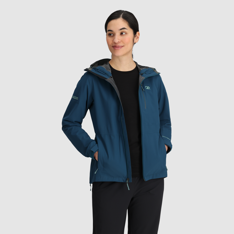Outdoor Research Women's Aspire 3L Jacket Harbour-2
