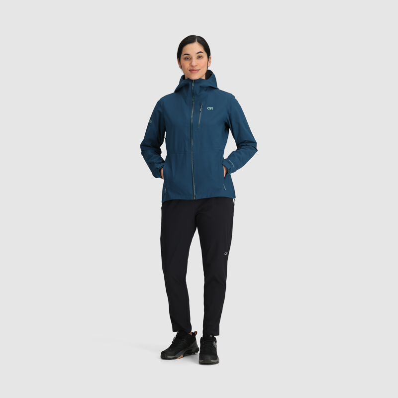 Outdoor Research Women's Aspire 3L Jacket Harbour-1