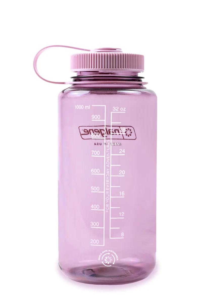 Nalgene Wide Mouth Tritan Sustain Bottle 1 Litre Cherry Blossom-1