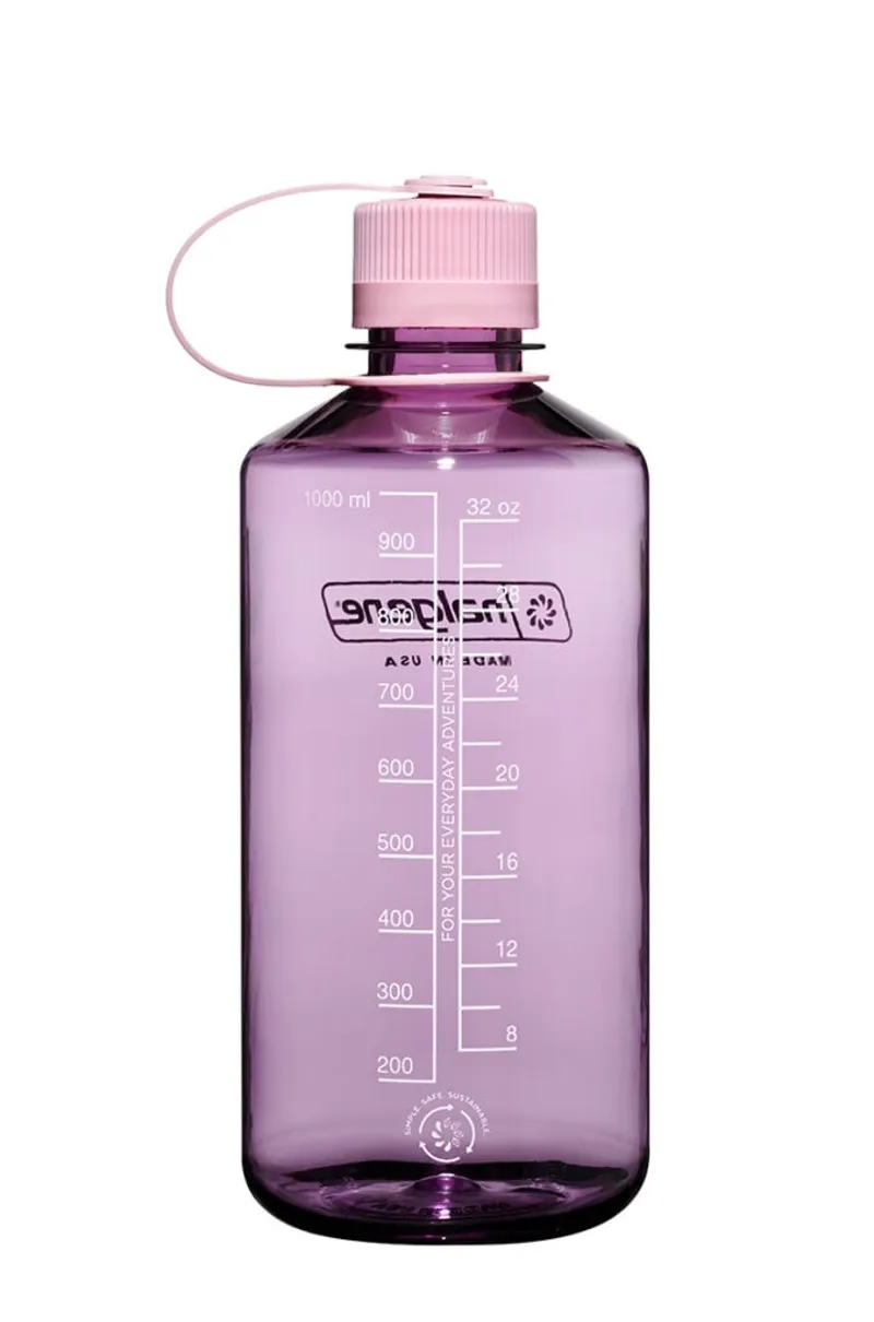 Nalgene Narrow Mouth 1L Tritan Sustain Bottle Cherry Blossom-1