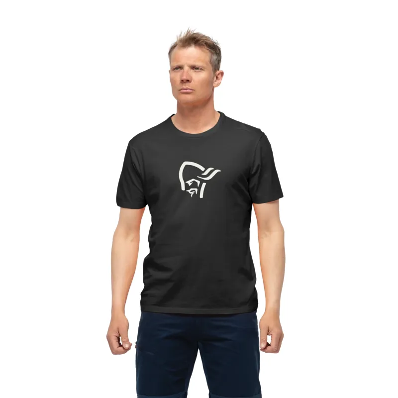 Norrona Men's /29 Cotton Viking T-Shirt Caviar-4