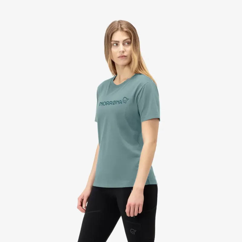 Norrona Women's 29 Cotton Viking T-Shirt Trooper-4