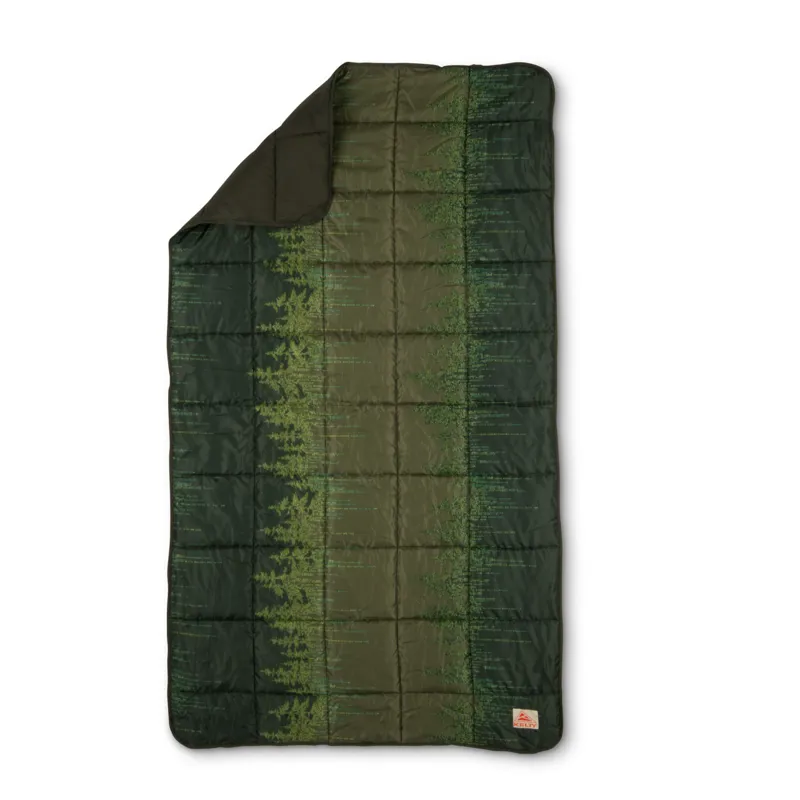 Kelty Bestie Blanket Winter Moss Treeline