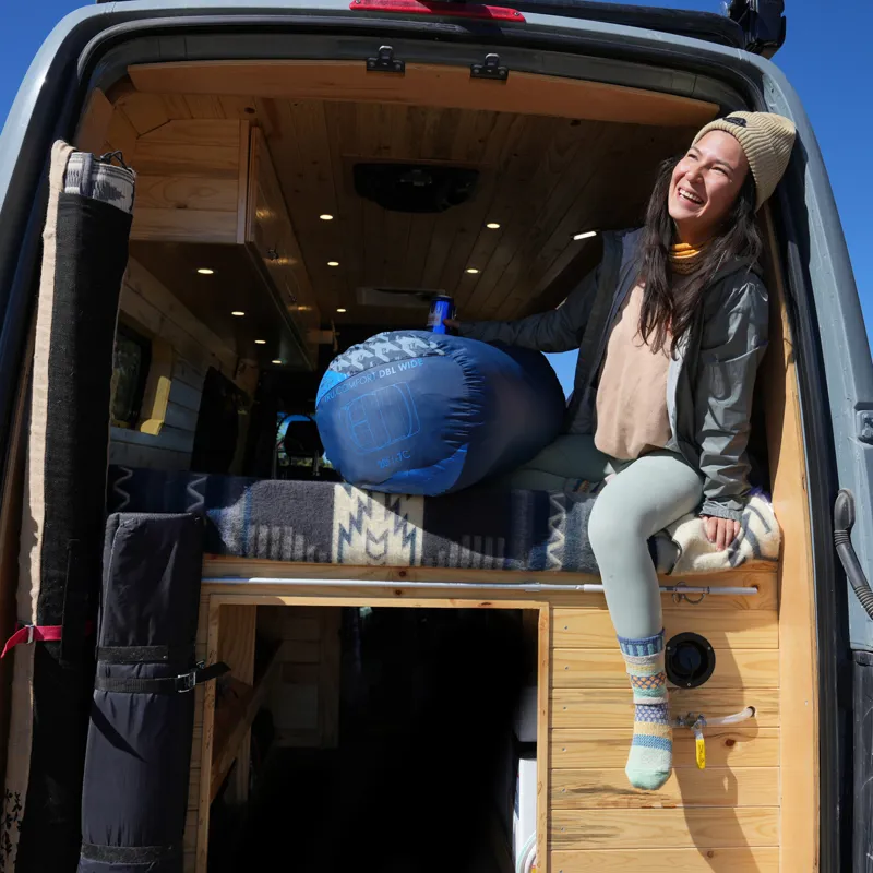 Kelty Tru.Comfort Double Wide 20F Sleeping Bag Regular Pageant Blue-7