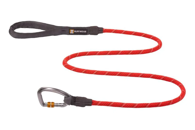 Ruffwear Knot-a-Leash Rope Dog Lead Red Sumac