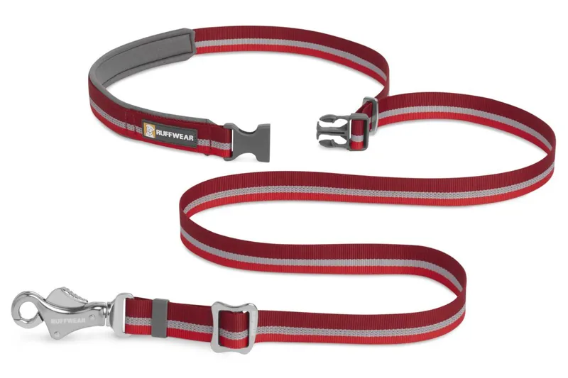 Ruffwear Crag Reflective Dog Lead Cindercone Red-1