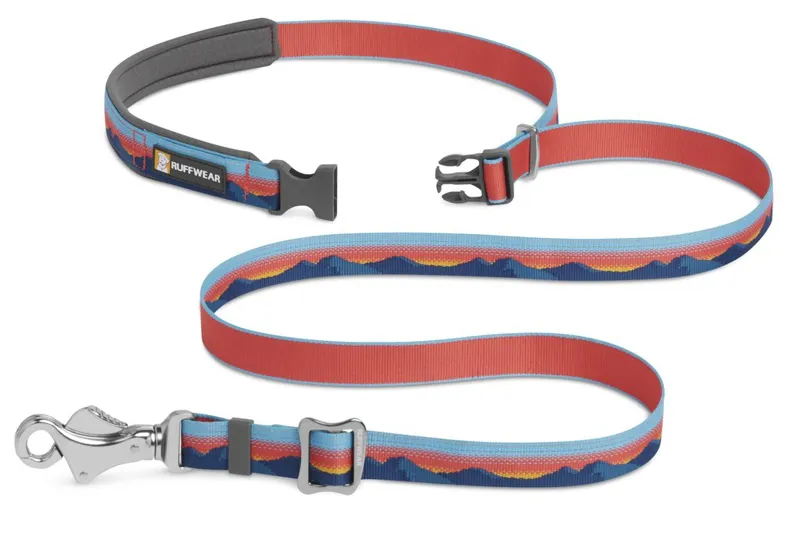 Ruffwear Crag Reflective Dog Lead Sunset-1