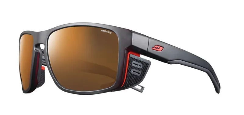 Julbo Shield M Sunglasses Reactiv High Mountain 2-4 Black/Orange