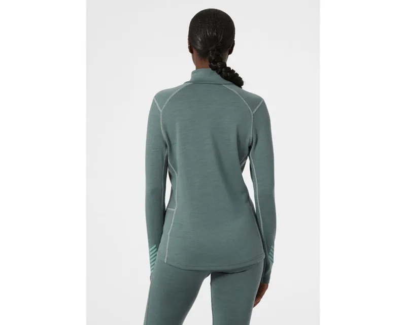 Helly Hansen Women's Lifa Merino Midweight 1/2 Zip Trooper-5