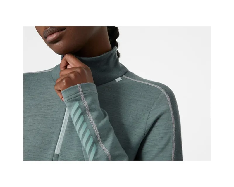 Helly Hansen Women's Lifa Merino Lightweight 1/2 Zip Trooper-2