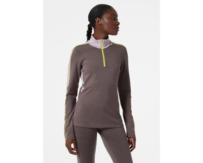 Helly Hansen Women's Lifa Merino Lightweight 1/2 Zip Sparrow-4
