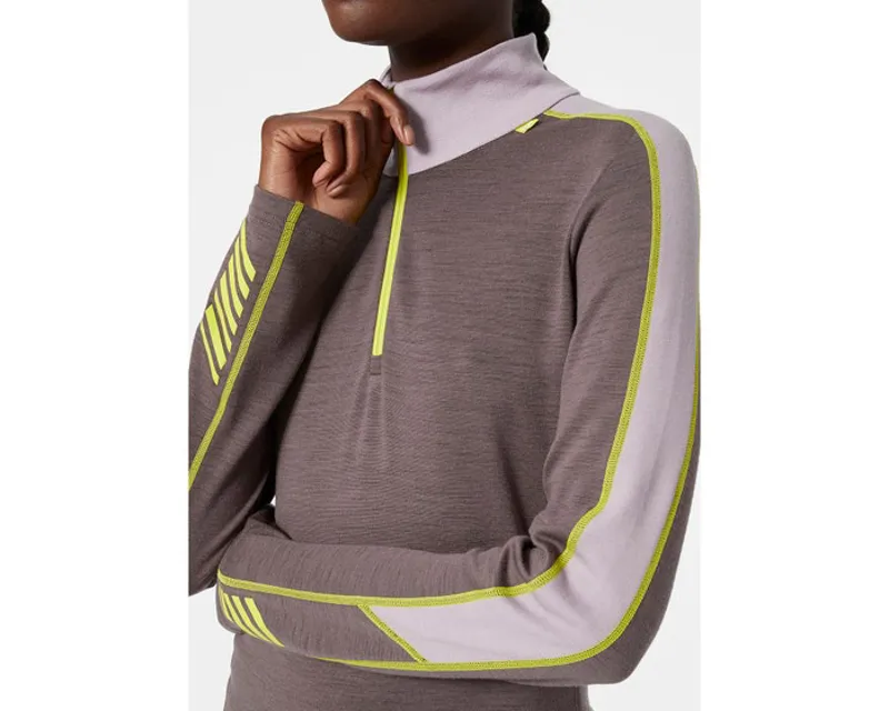Helly Hansen Women's Lifa Merino Lightweight 1/2 Zip Sparrow-2