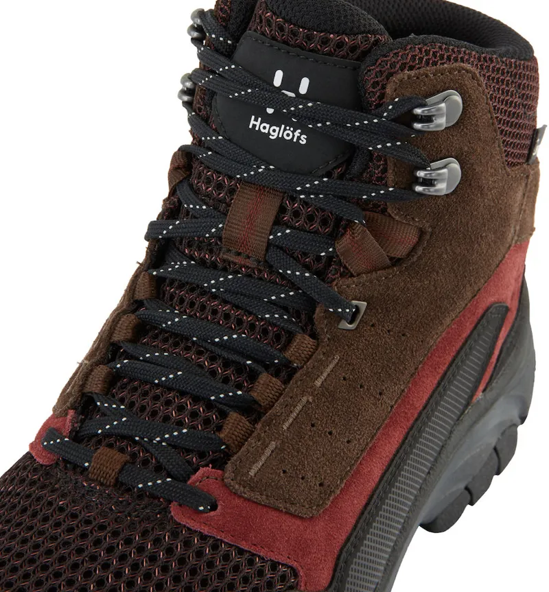 Haglofs Womens Skuta Mid Proof Eco Maroon Red/Barque-3