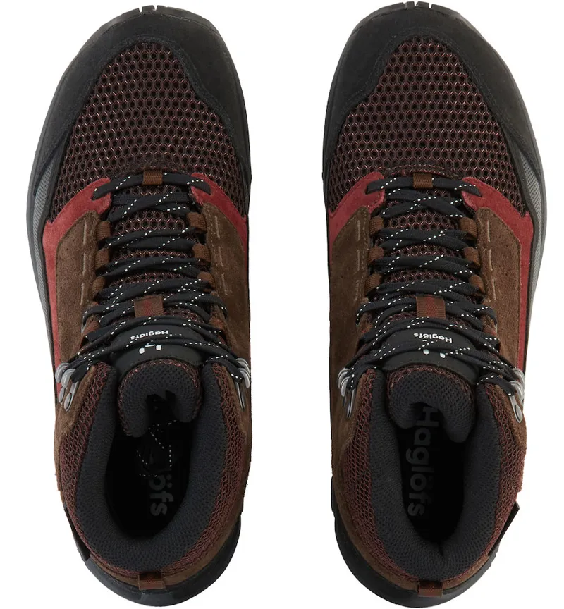 Haglofs Womens Skuta Mid Proof Eco Maroon Red/Barque-5