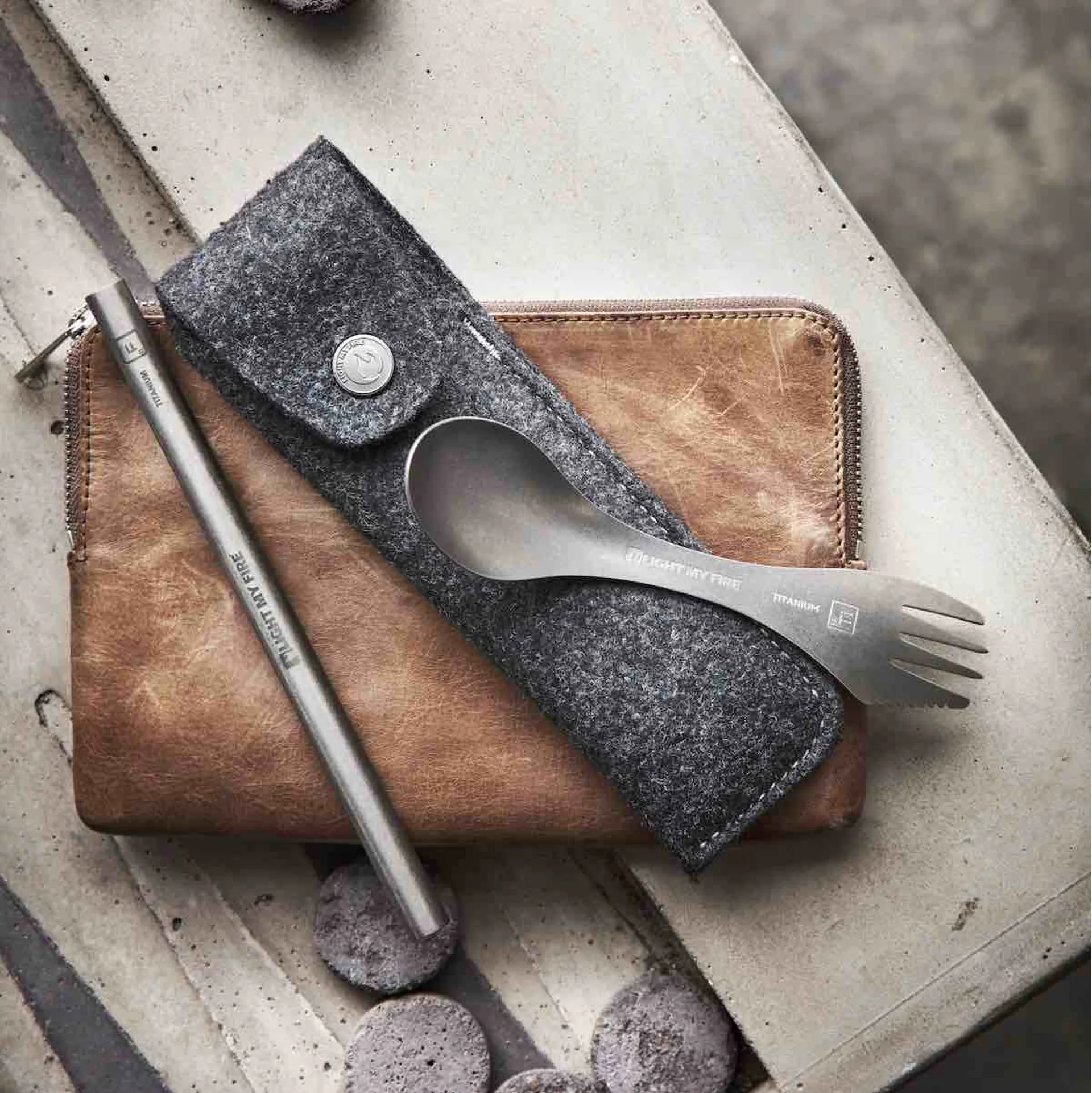 Light My Fire Spork Original Bio 2 Pack - Sandy Green/Dusty
