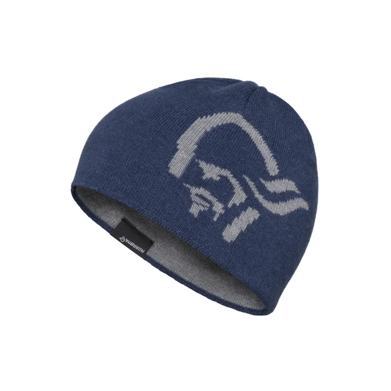 Norrona Unisex /29 Mid Cotton Logo Beanie Indigo