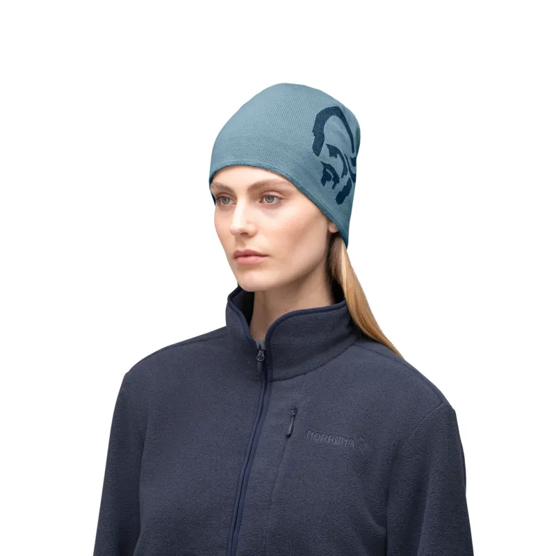 Norrona Unisex /29 Mid Cotton Logo Beanie Trooper-1