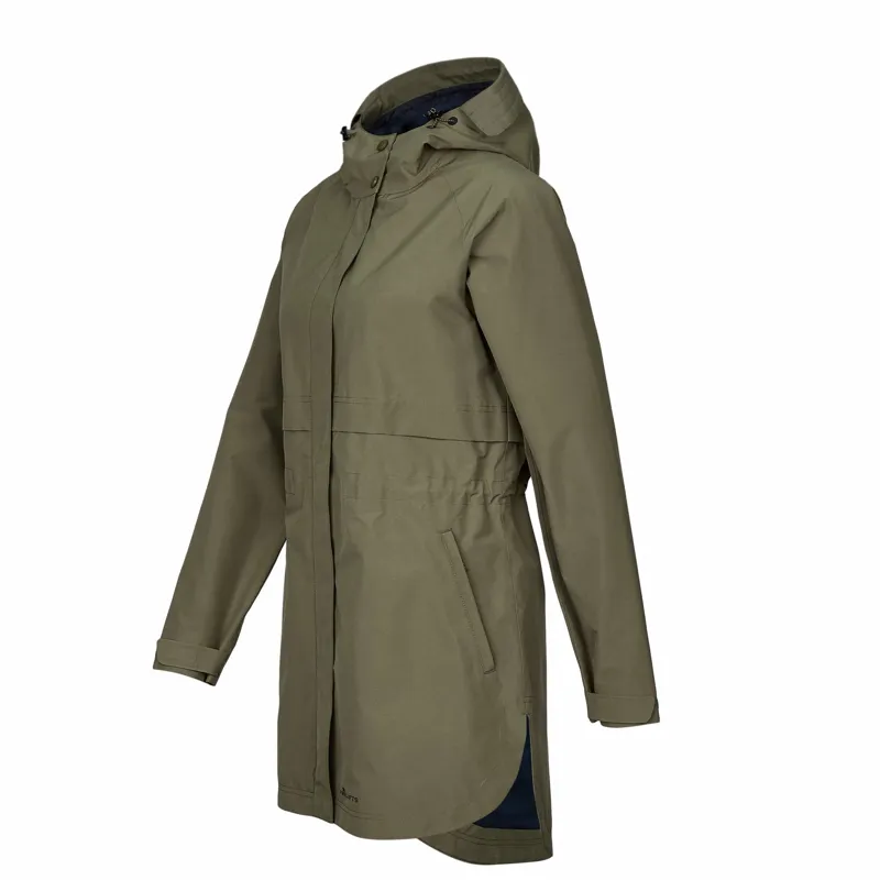 Frilufts Women's Sakata Hooded Parka Burnt Olive-2