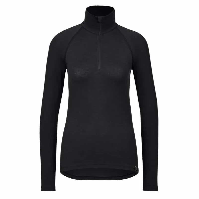 Frilufts Womens Ojobi Zip Long Sleeve Caviar