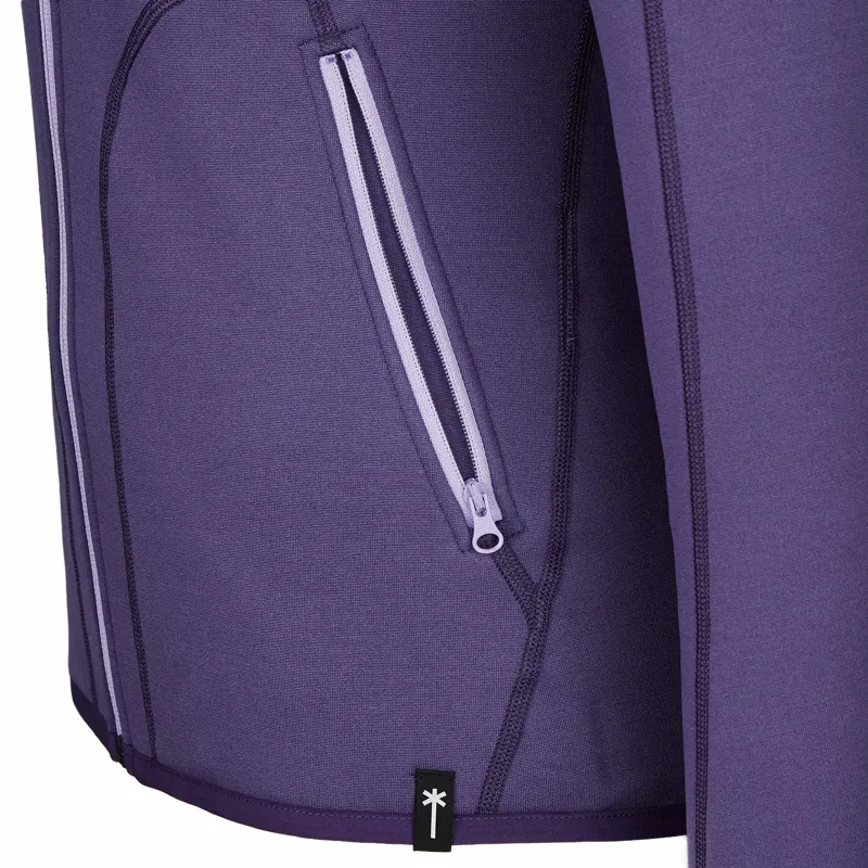 Frilufts Women's Sjunkhatten Hooded Fleece Mulberry Purple-3