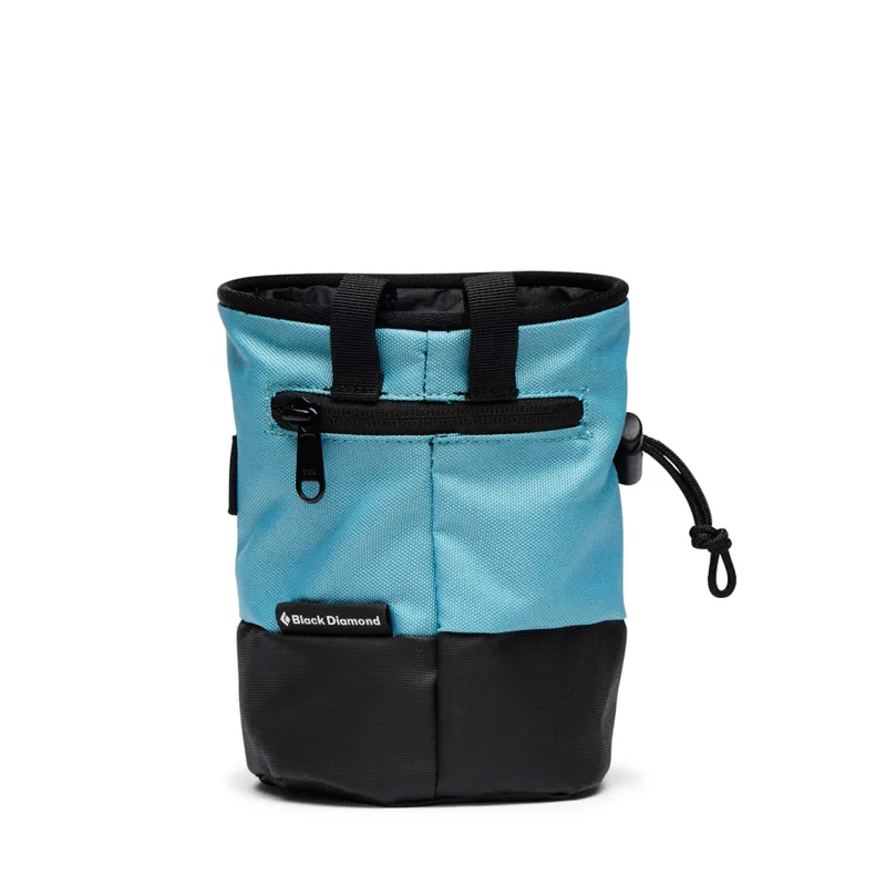 Black Diamond Mojo Zip Chalk Bag Glacier-1