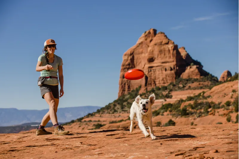 Ruffwear Camp Flyer Dog Toy Sumac Red-5