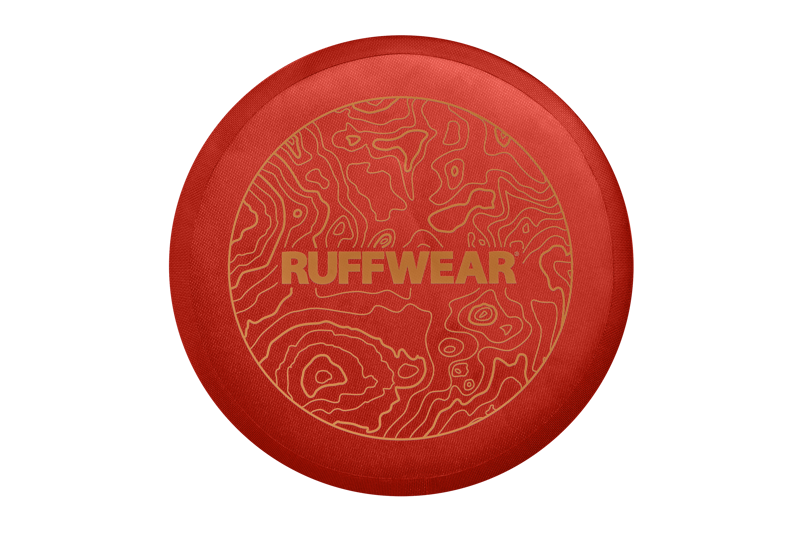 Ruffwear Camp Flyer Dog Toy Sumac Red-1