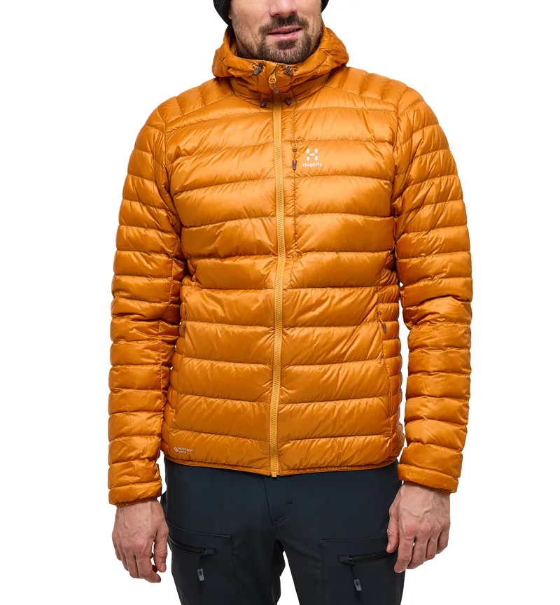 Haglofs Mens ROC Down Hoodie Desert Yellow-2