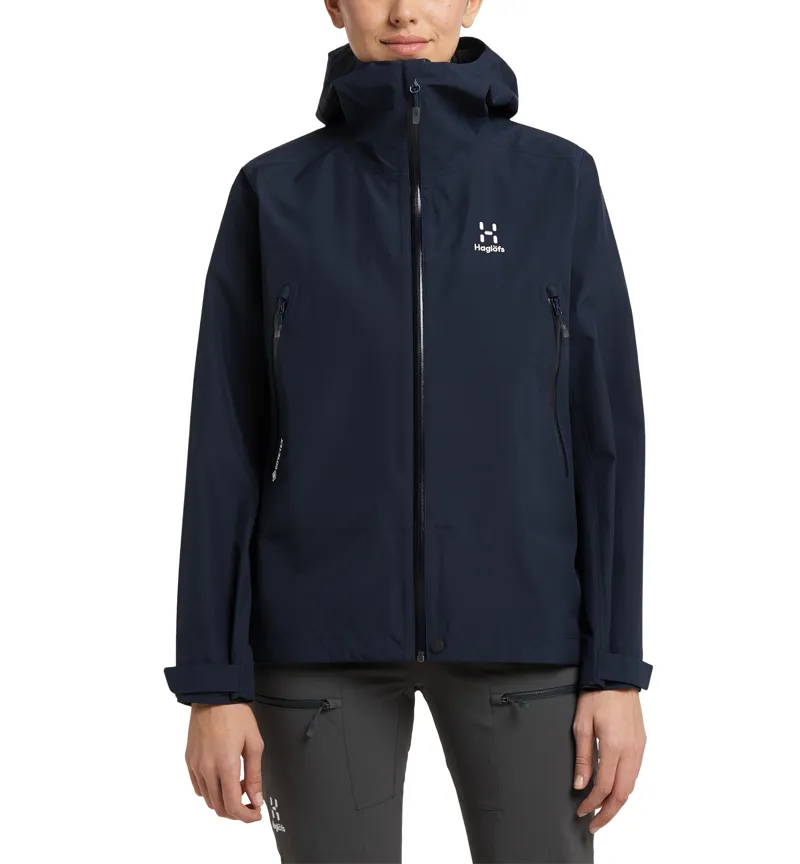 Haglofs Womens Roc GTX Jacket Tarn Blue-2
