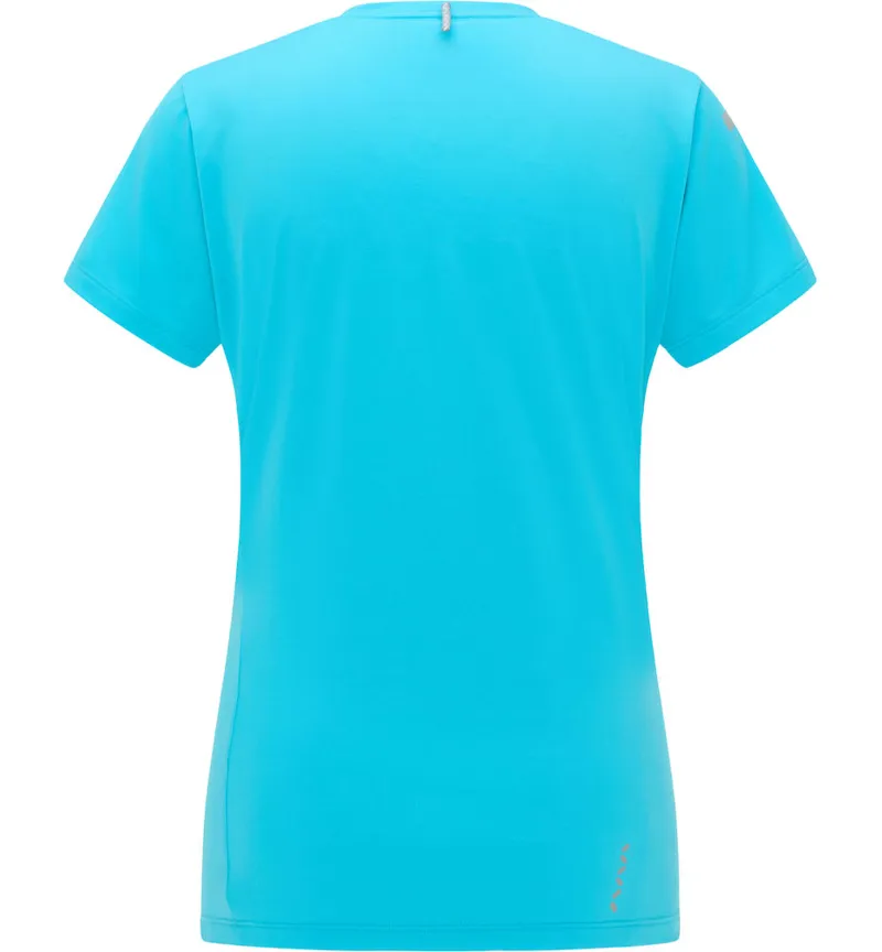 Haglofs Womens L.I.M Tech Tee Maui Blue-1