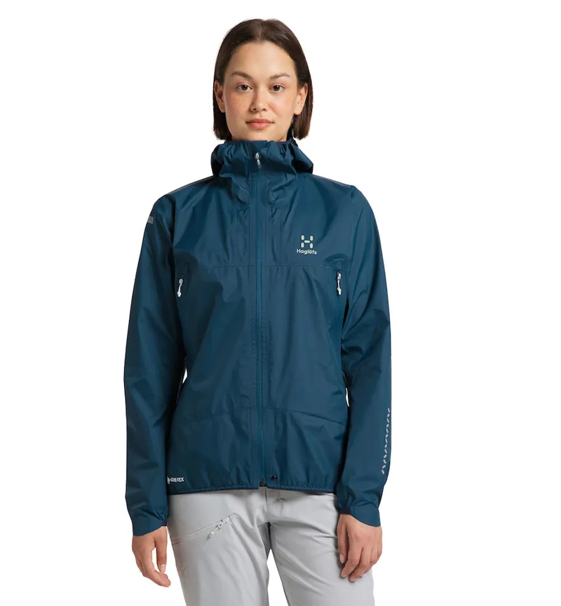 Haglofs Womens L.I.M GTX Jacket Dark Ocean-2