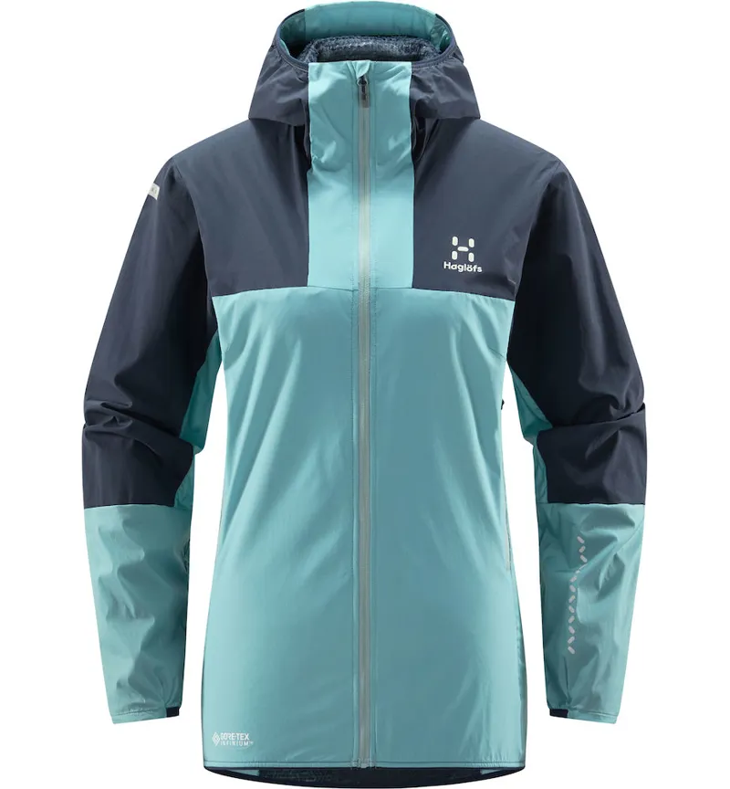 Haglofs Womens L.I.M Alpha Hoodie Frost Blue/Tarn Blue