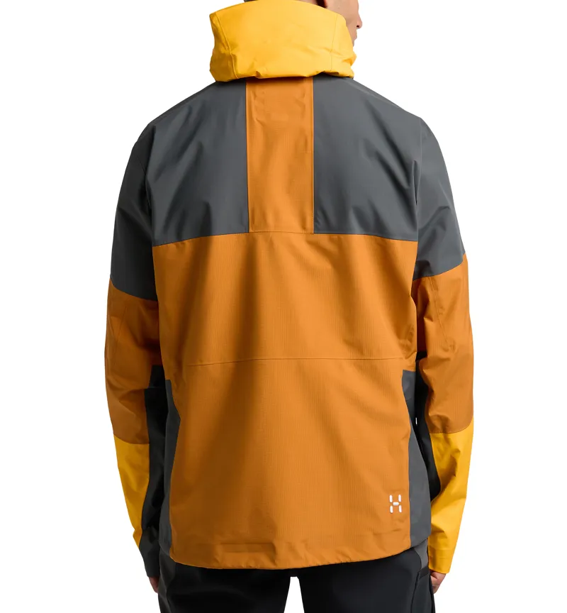 Haglofs Mens Spitz GTX Pro Jacket Golden Brown/Magnetite-3