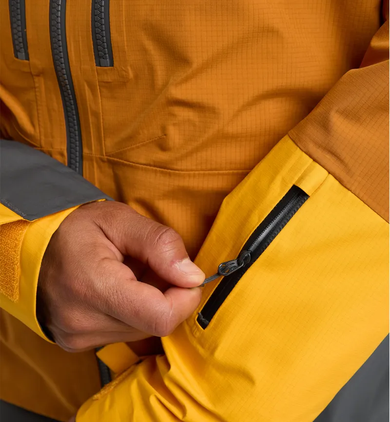 Haglofs Mens Spitz GTX Pro Jacket Golden Brown/Magnetite-5