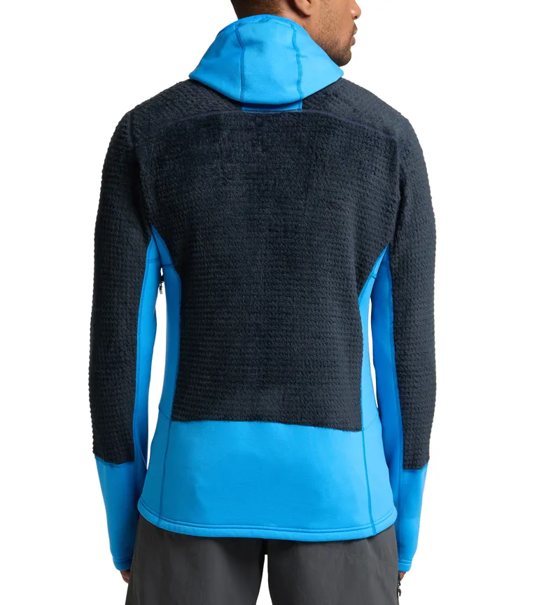 Haglofs Mens ROC Spitz Mid Hoodie Tarn Blue/ Nordic Blue-3