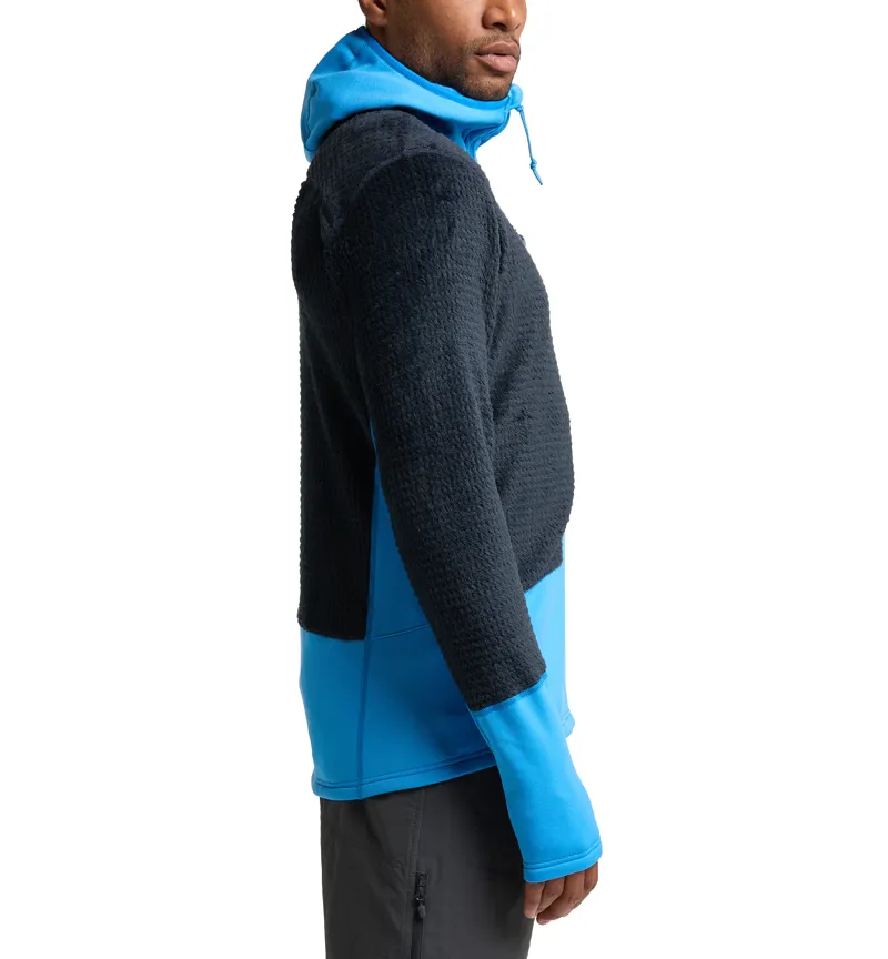 Haglofs Mens ROC Spitz Mid Hoodie Tarn Blue/ Nordic Blue-4
