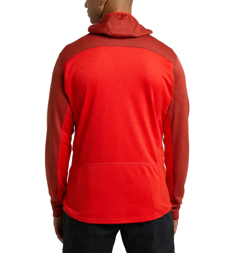 Haglofs Mens ROC Flash Mid Hoodie Corrosion/Zenith Red-4